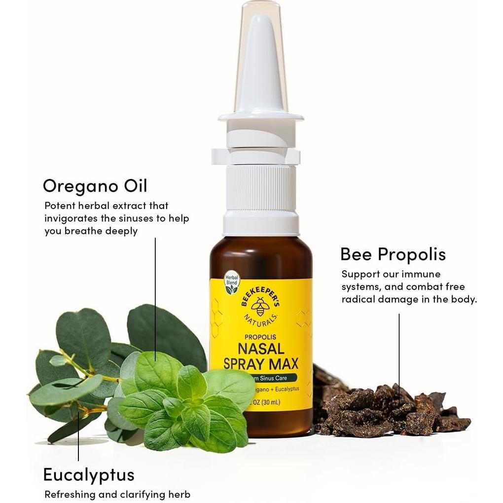 Spray Nasal Descongestionante Beekeeper's Naturals 30 ml