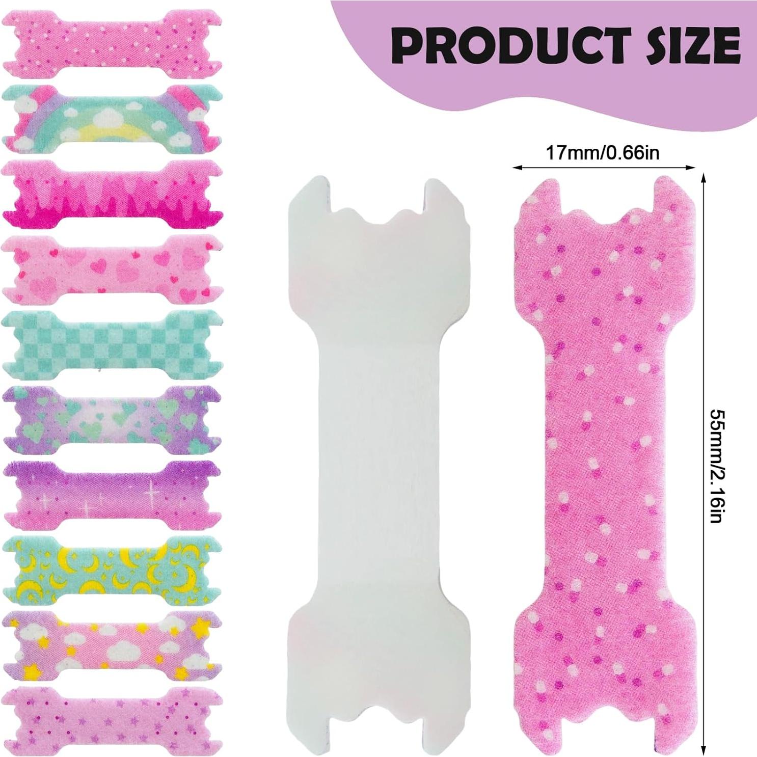 Tiras Nasales para Niños CMINAUS 40 Piezas Patrones Divertidos