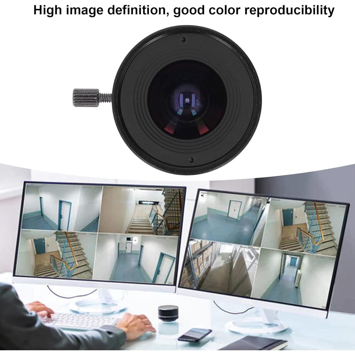 Lente Ojo de Pez Grcfumo 2.1mm 3MP para Cámaras de Seguridad