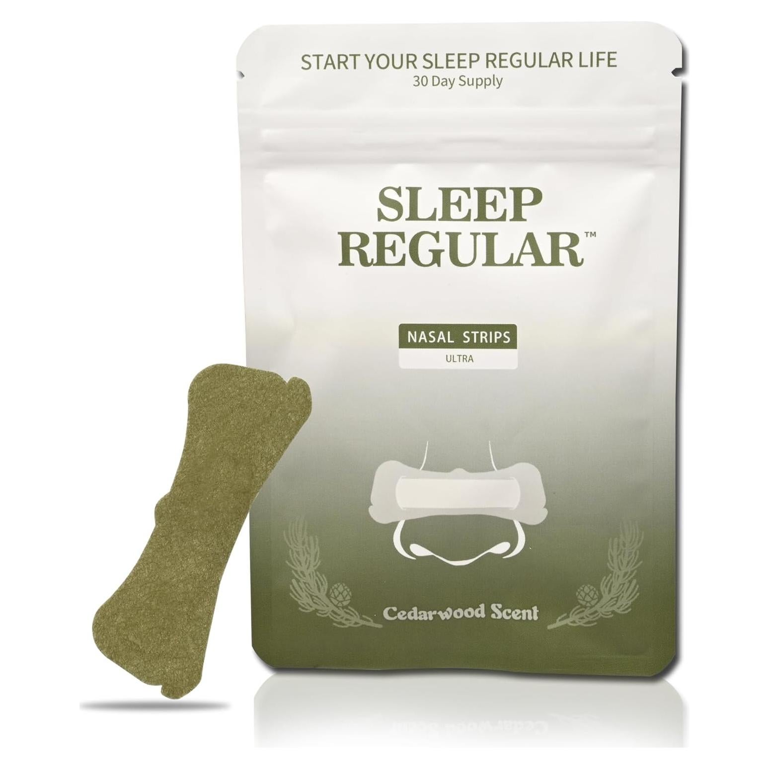 Tiras Nasales Sleep Regular Ultra para Ronquidos 30 Unidades