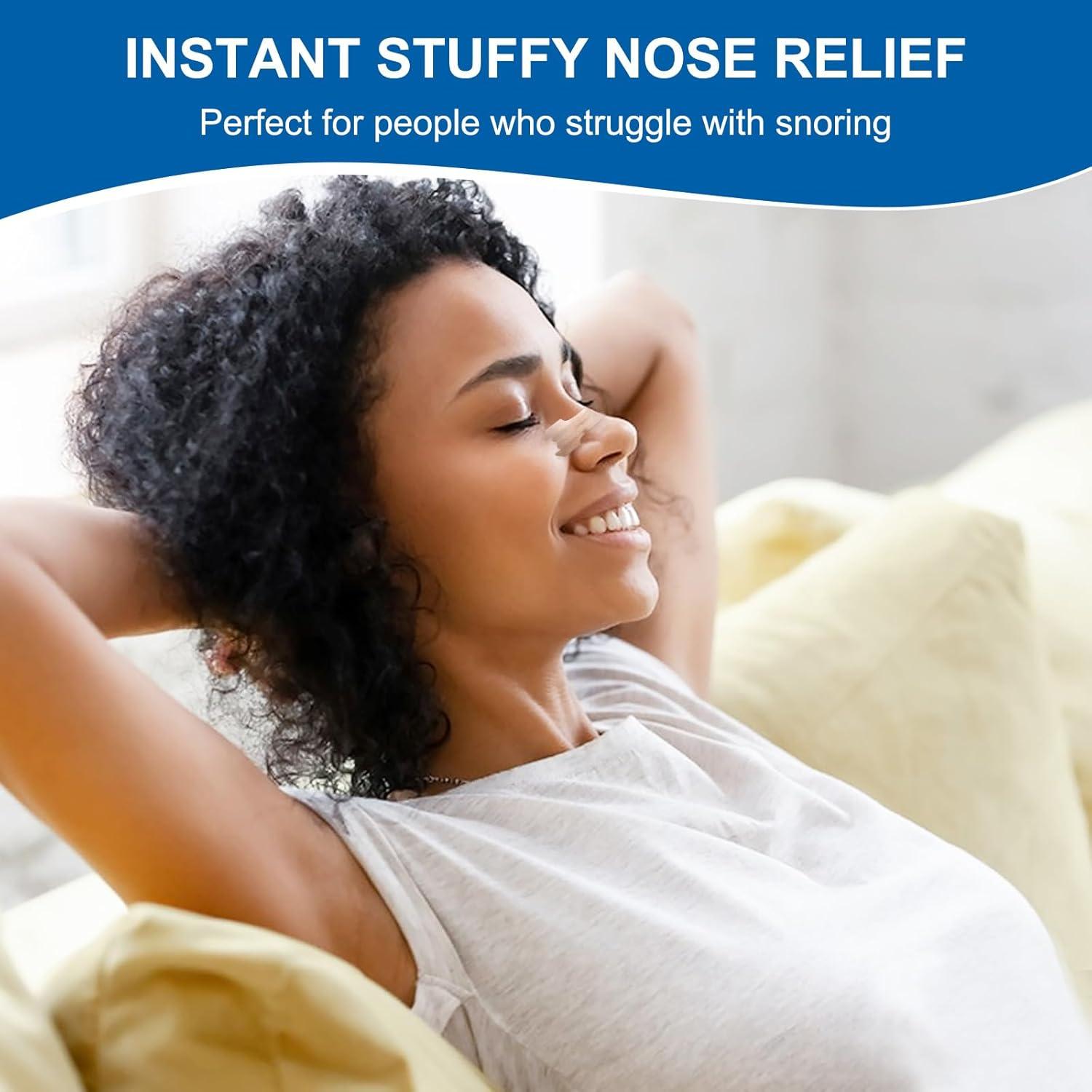 Tiras Nasales MQ Mejoradas para Ronquidos 50 Unidades