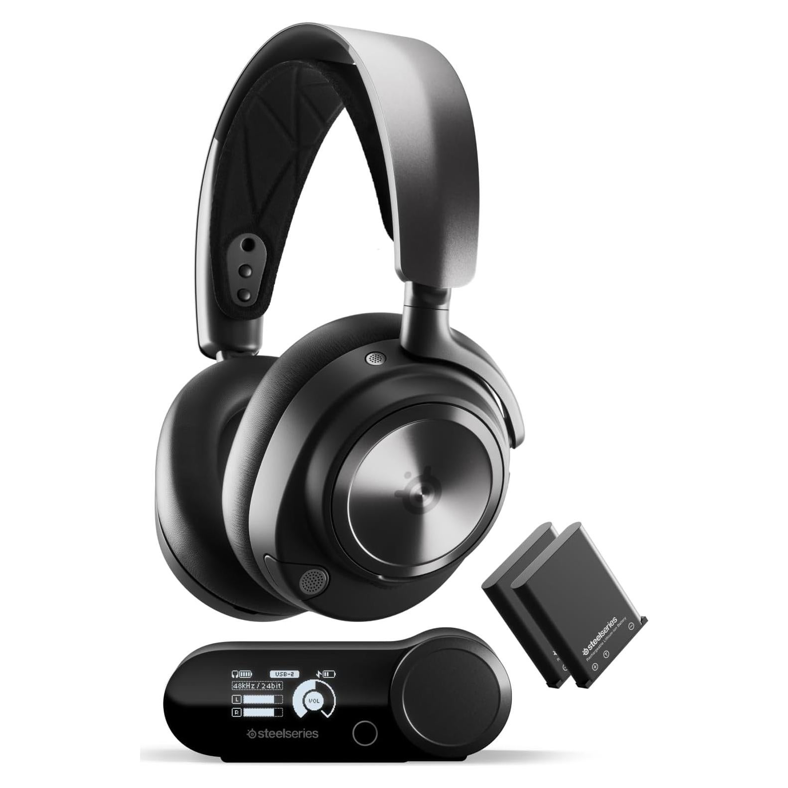 Auriculares Gaming Inalámbricos SteelSeries Arctis Nova Pro - Cancelación Activa de Ruido - PS5, PC, Switch