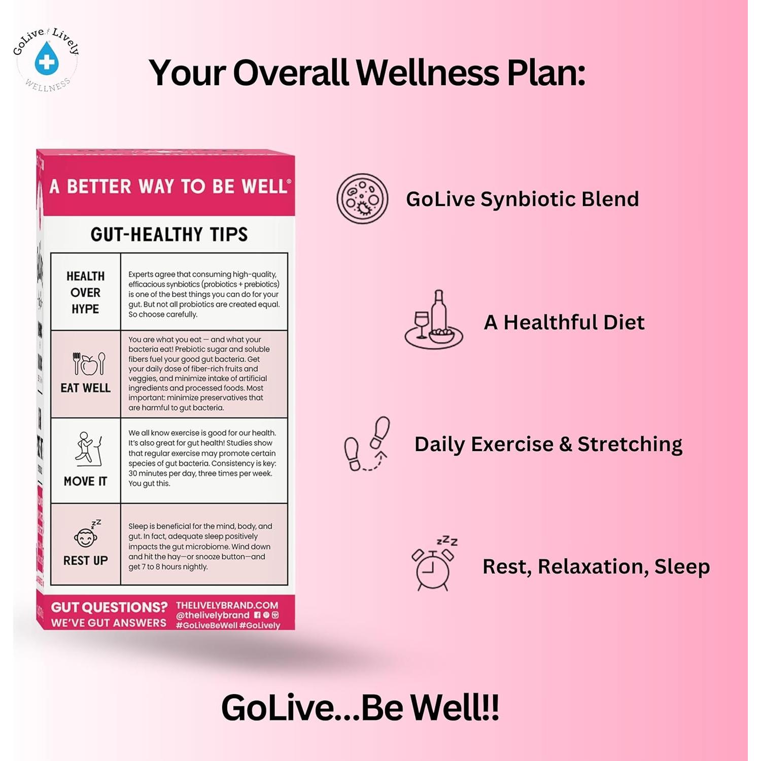 GoLive Sinbiótico Probiotico Baya Granada 283.5g - Salud Intestinal