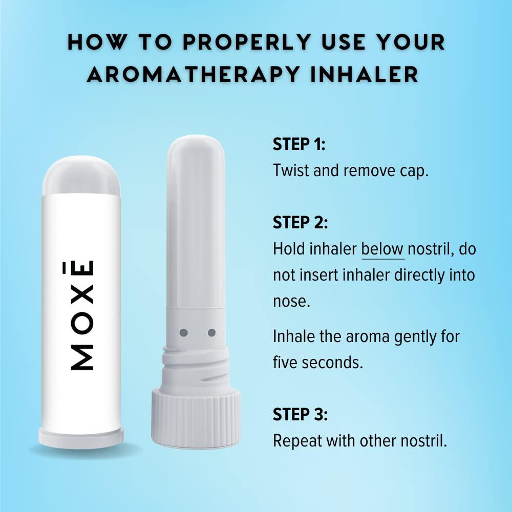 Inhalador Nasal MOXĒ Eucalipto 100% Puro - Paquete de 3