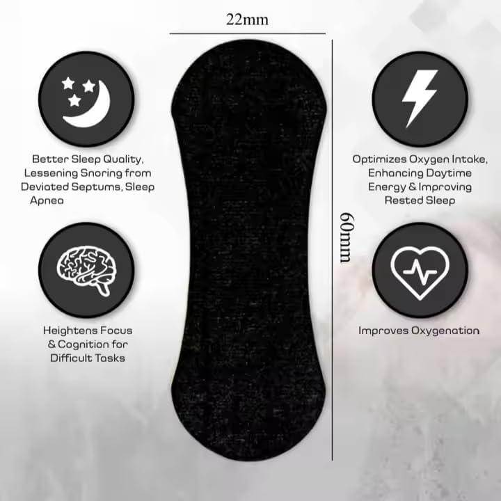 Tiras Nasales Antironquidos Honglinkai 30 Piezas Hipoalergénicas