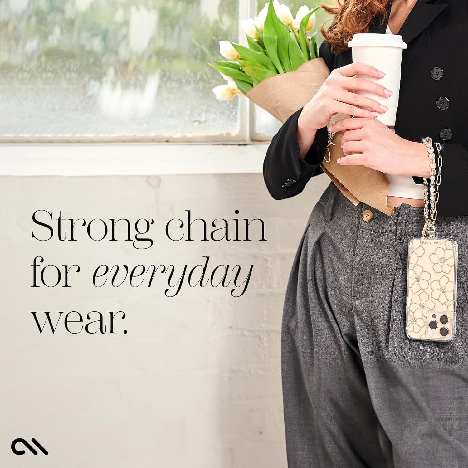 Correa de Muñeca Case-Mate para Teléfono - Perlas y Cristales