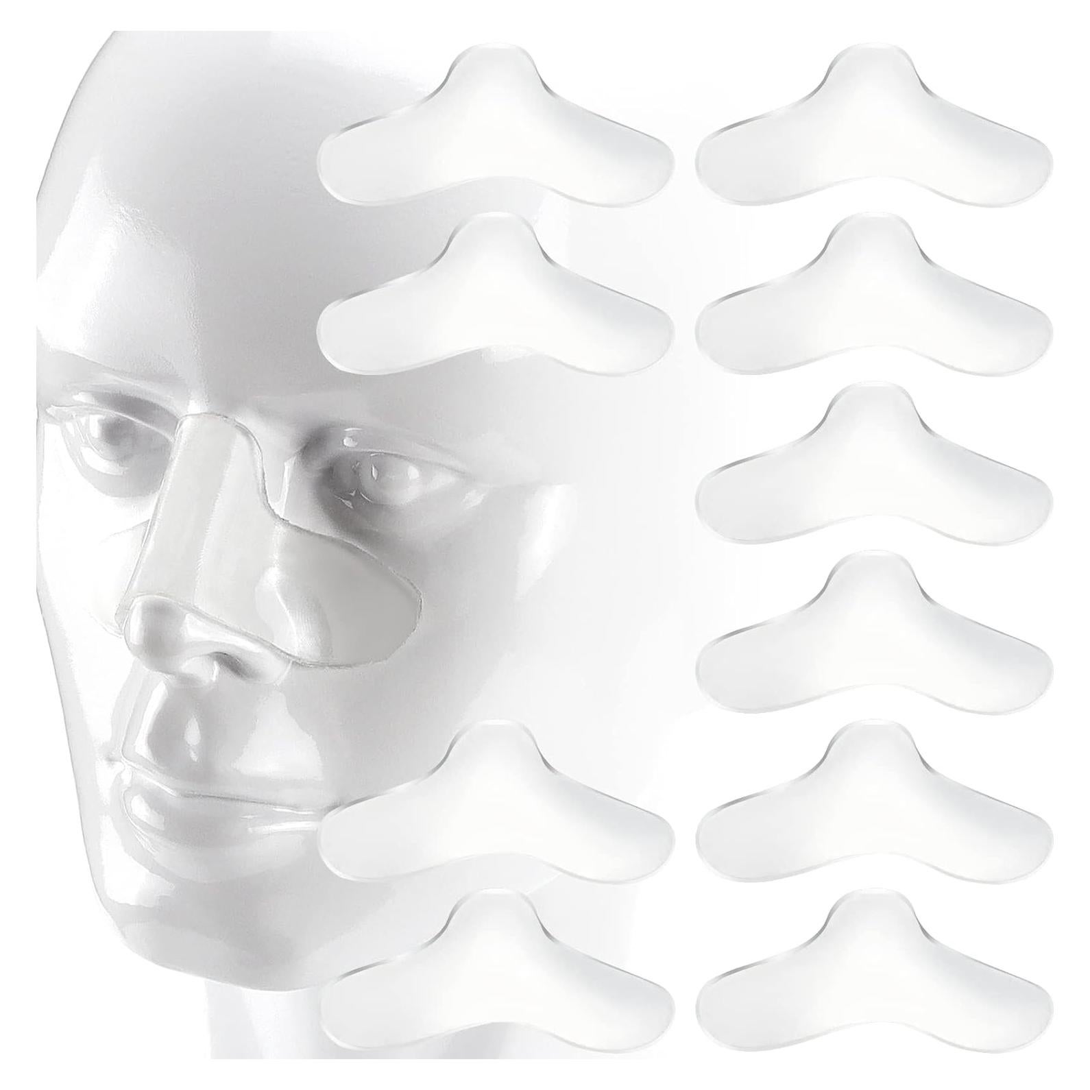 Paquete de 10 Almohadillas Nasales de Gel TOMOON para CPAP