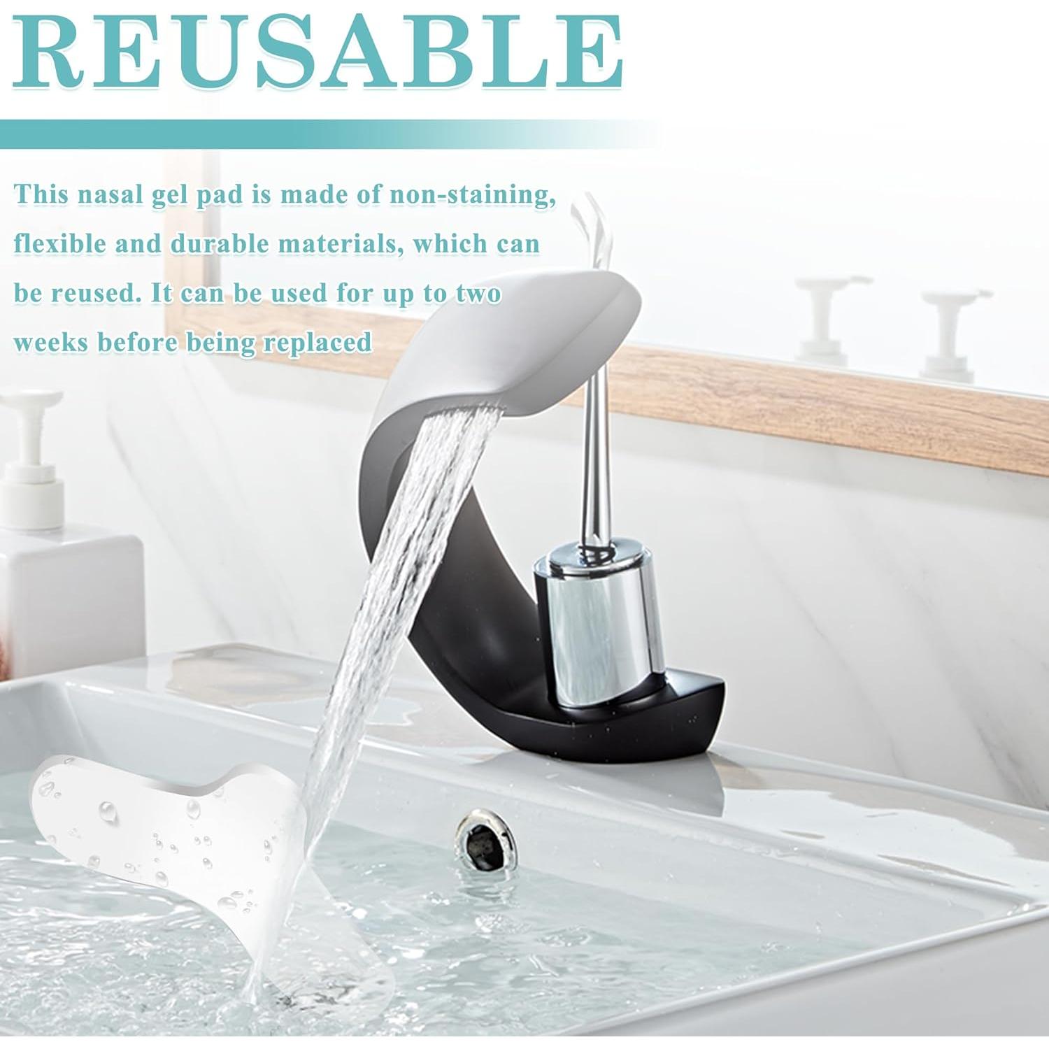 Paquete de 10 Almohadillas Nasales de Gel TOMOON para CPAP