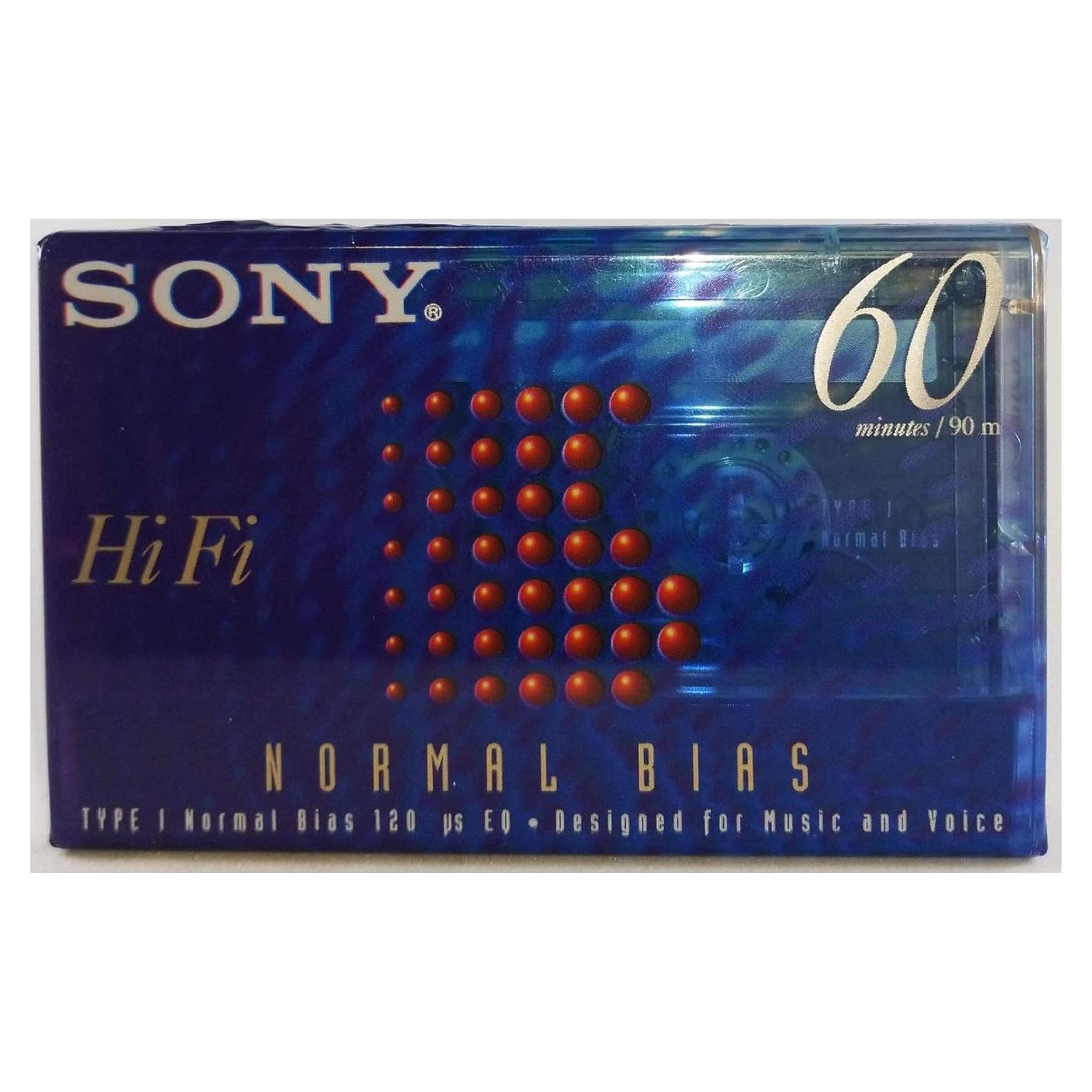 Cinta de Casete Sony Hi Fi C-60HFB 60 Minutos Normal