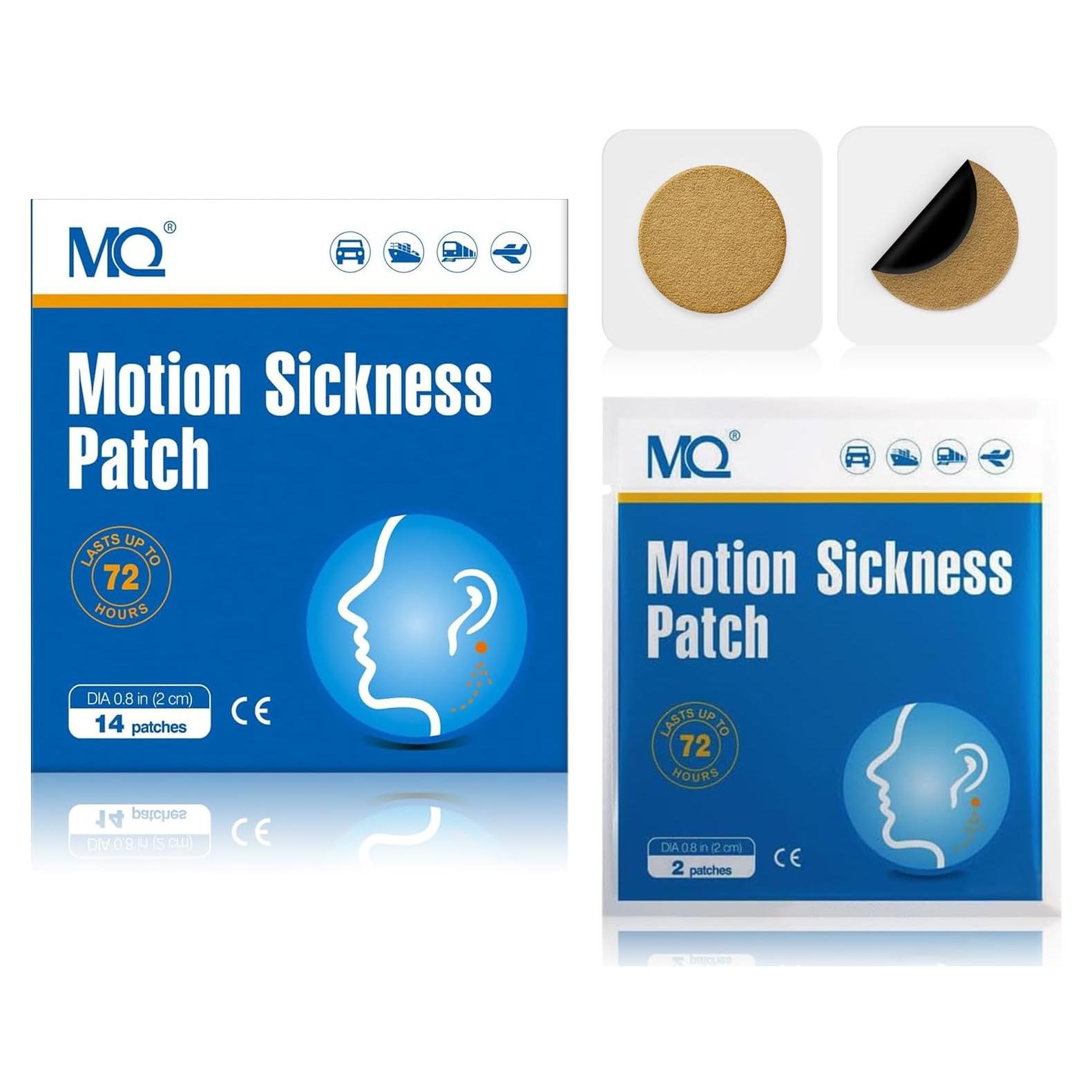 Parche de Mareo MQ 14ct Sin Somnolencia Impermeable