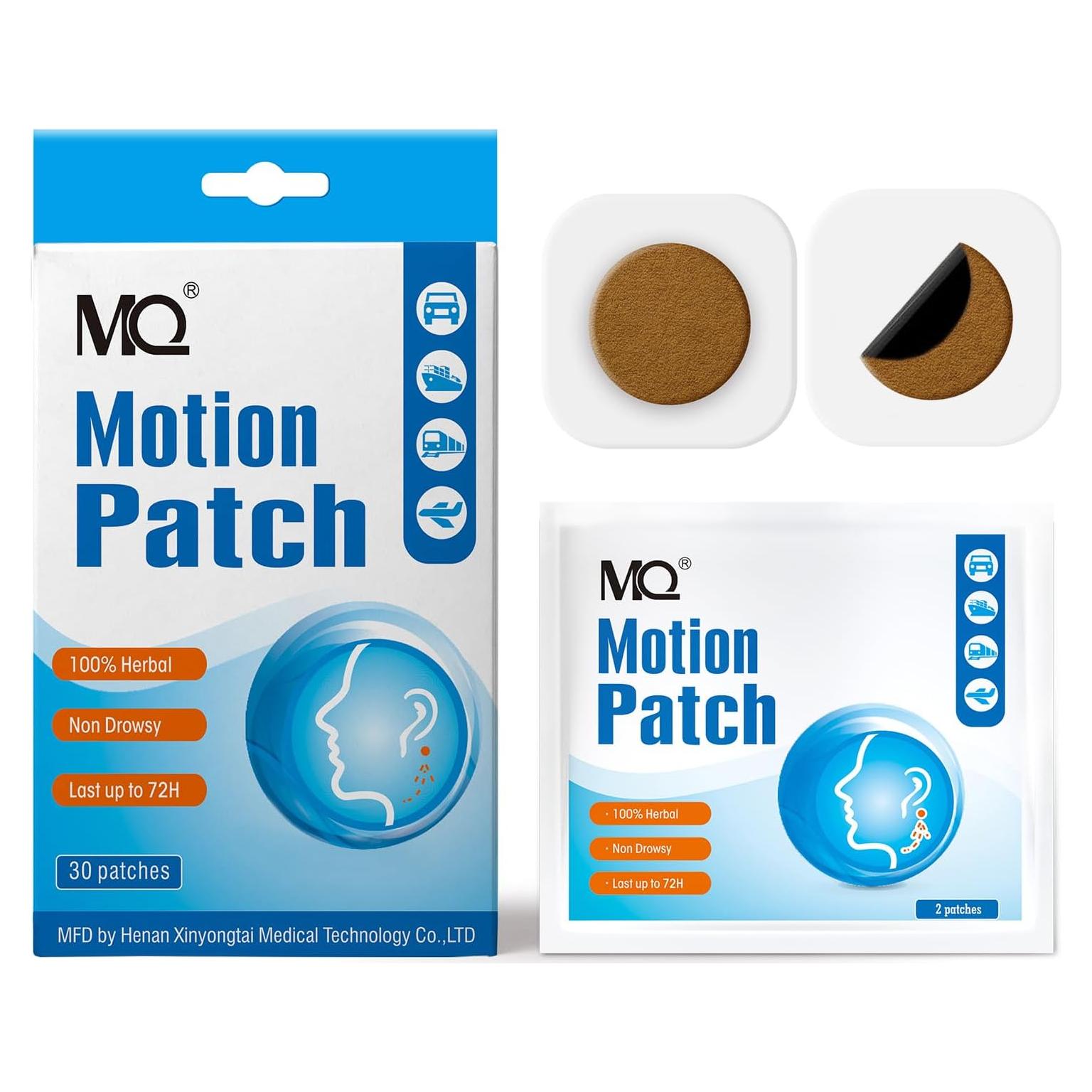 Parche para Mareo MQ 30 Piezas Sin Somnolencia 72H