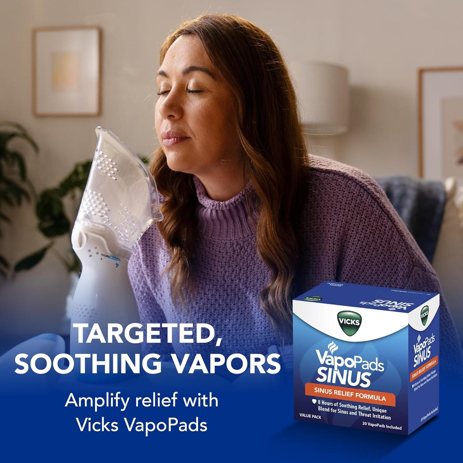 Vicks VapoPads 20 Repuestos Aromáticos para Senos