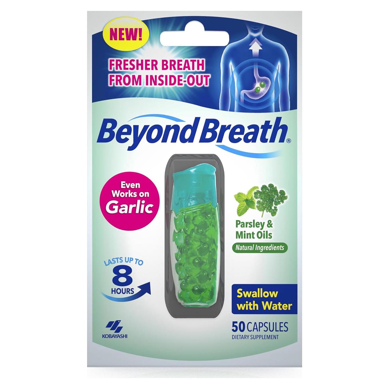 Cápsulas Frescura Aliento Kobayashi 50 Unidades 8 Horas