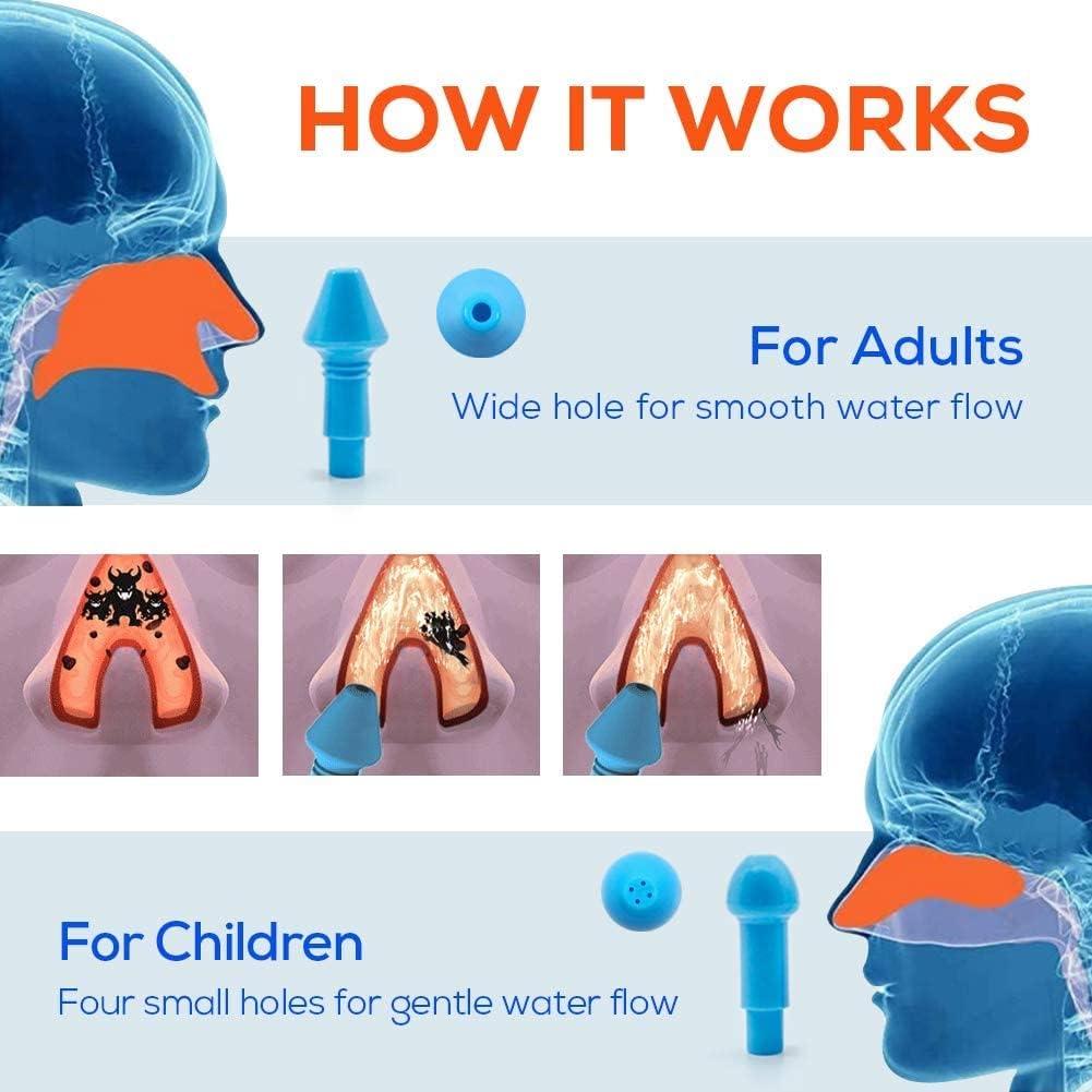 Waterpulse Neti Pot Lavado Nasal 300ml con Sal Azul