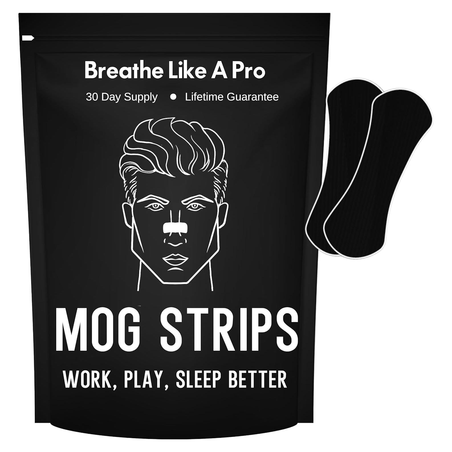 Paquete de 30 Tiras Nasales Antisnoring Mog Strips