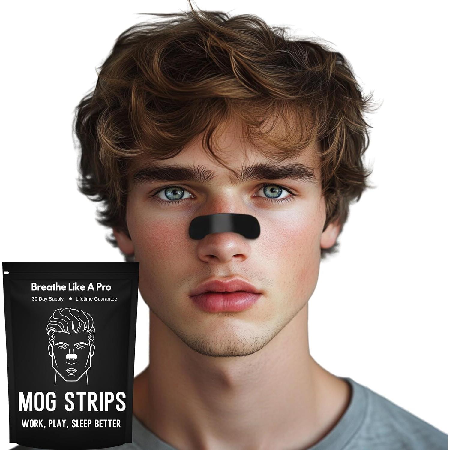 Paquete de 30 Tiras Nasales Antisnoring Mog Strips