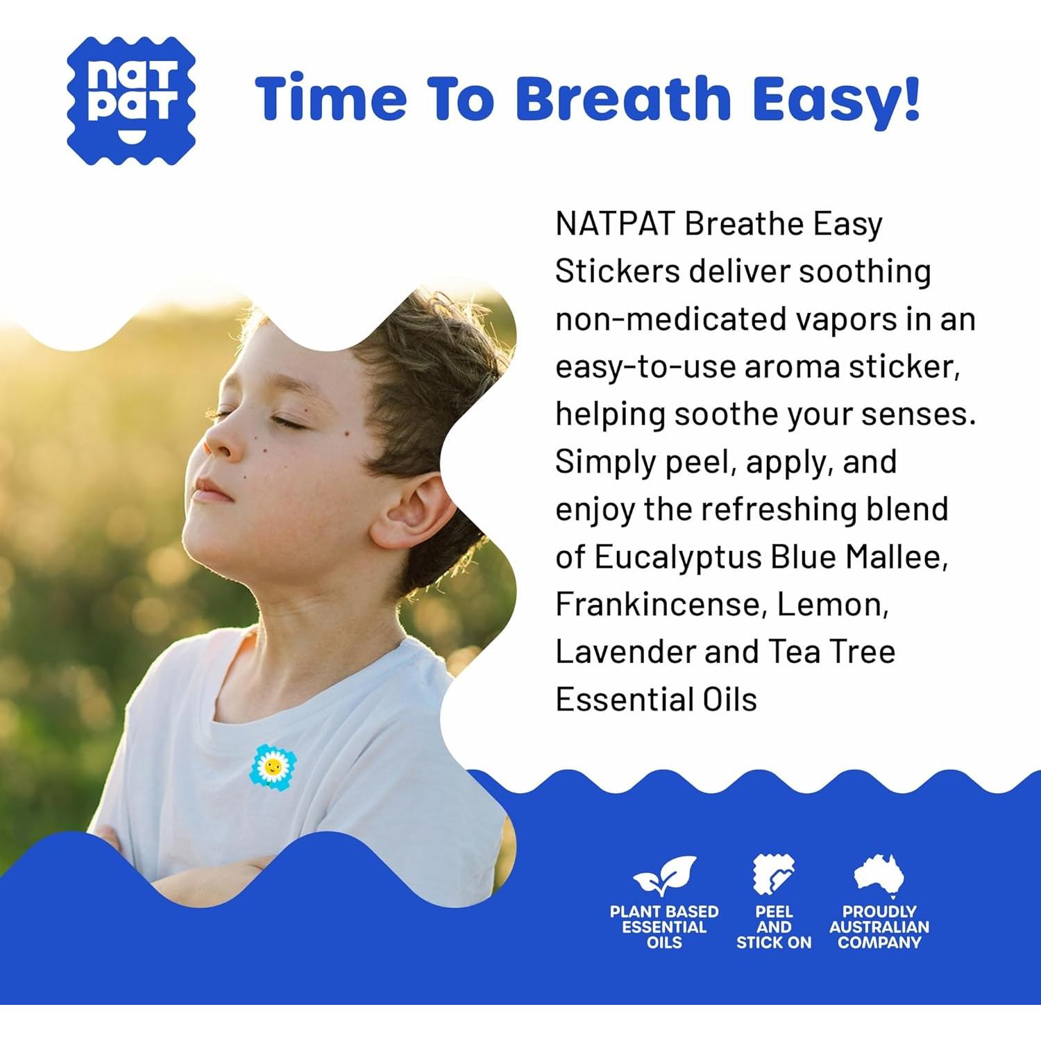 Parche Descongestionante NATPAT para Niños y Adultos - 24 Piezas