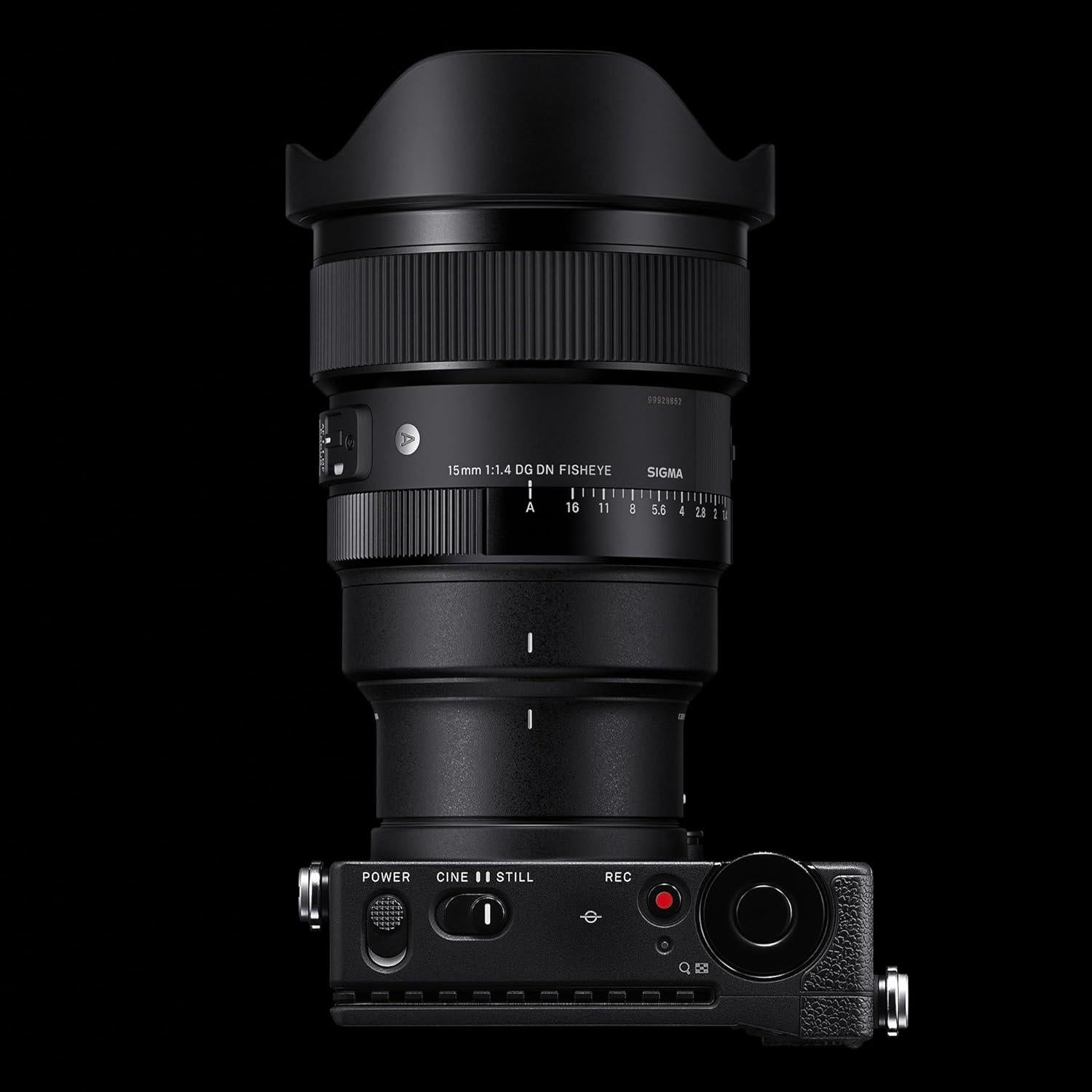 Lente Ojo de Pez Sigma 15mm F1.4 DG DN para Sony E