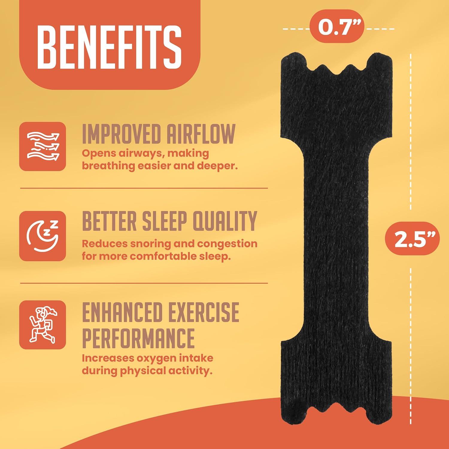 Tiras Nasales Bear Breath - 30 Unidades para Respirar Mejor