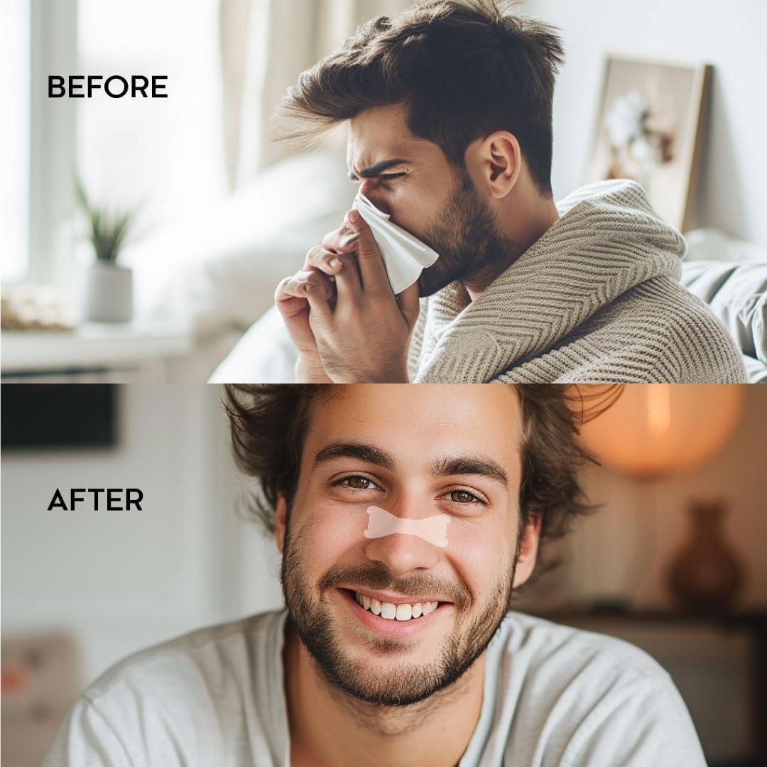 Tiras Nasales Volqi Fuerza Extra 60 Unidades Alivio Ronquidos