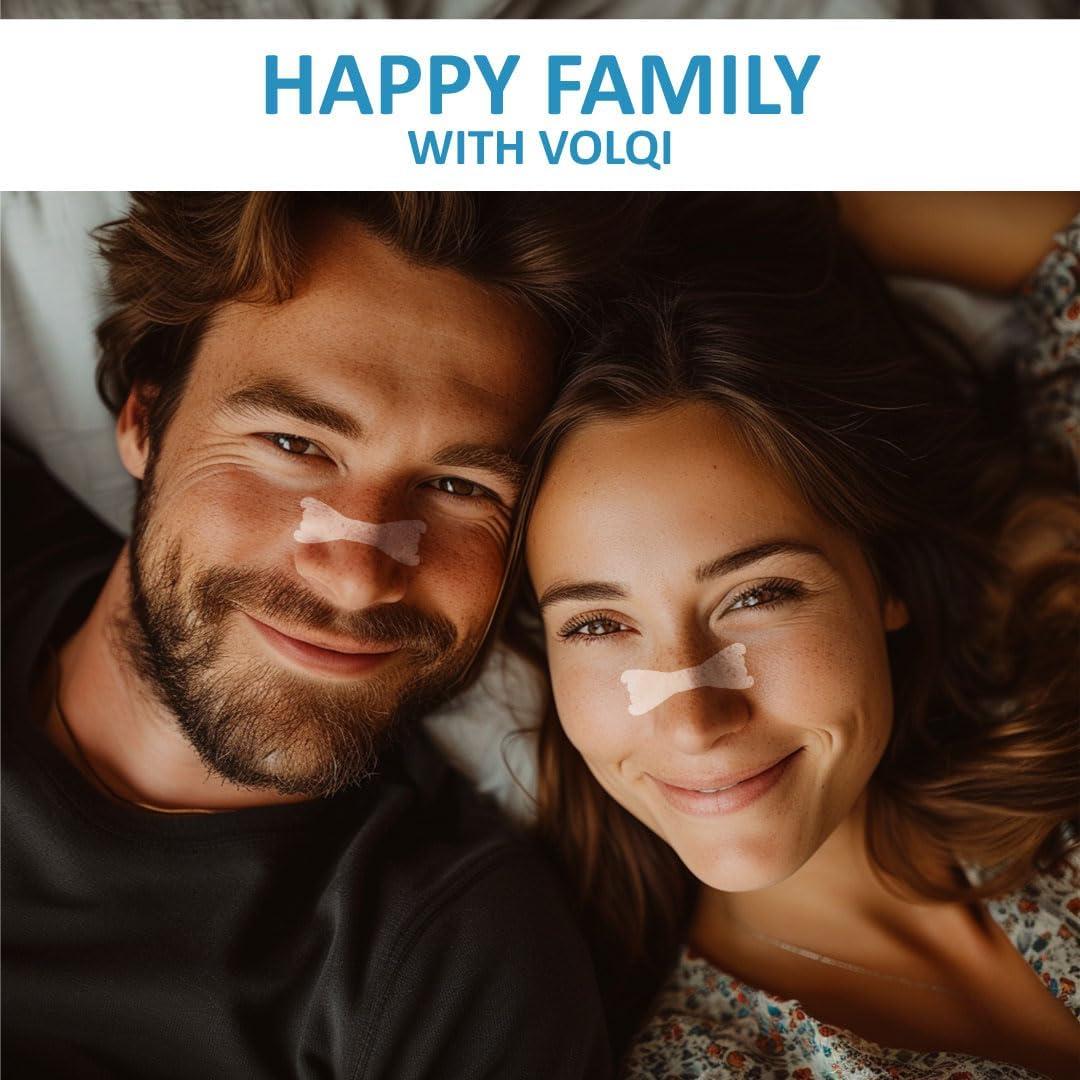 Tiras Nasales Volqi Fuerza Extra 60 Unidades Alivio Ronquidos