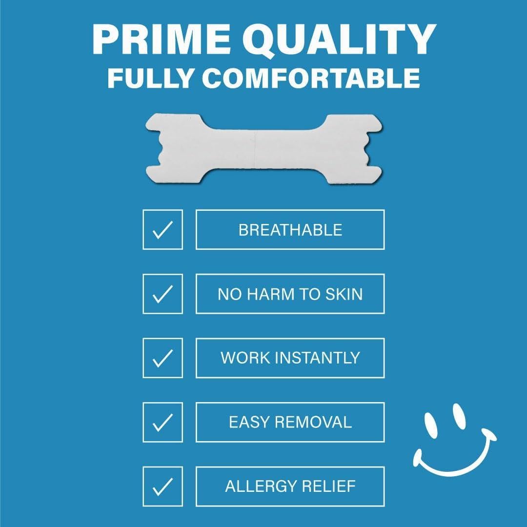 Tiras Nasales Volqi Fuerza Extra 60 Unidades Alivio Ronquidos