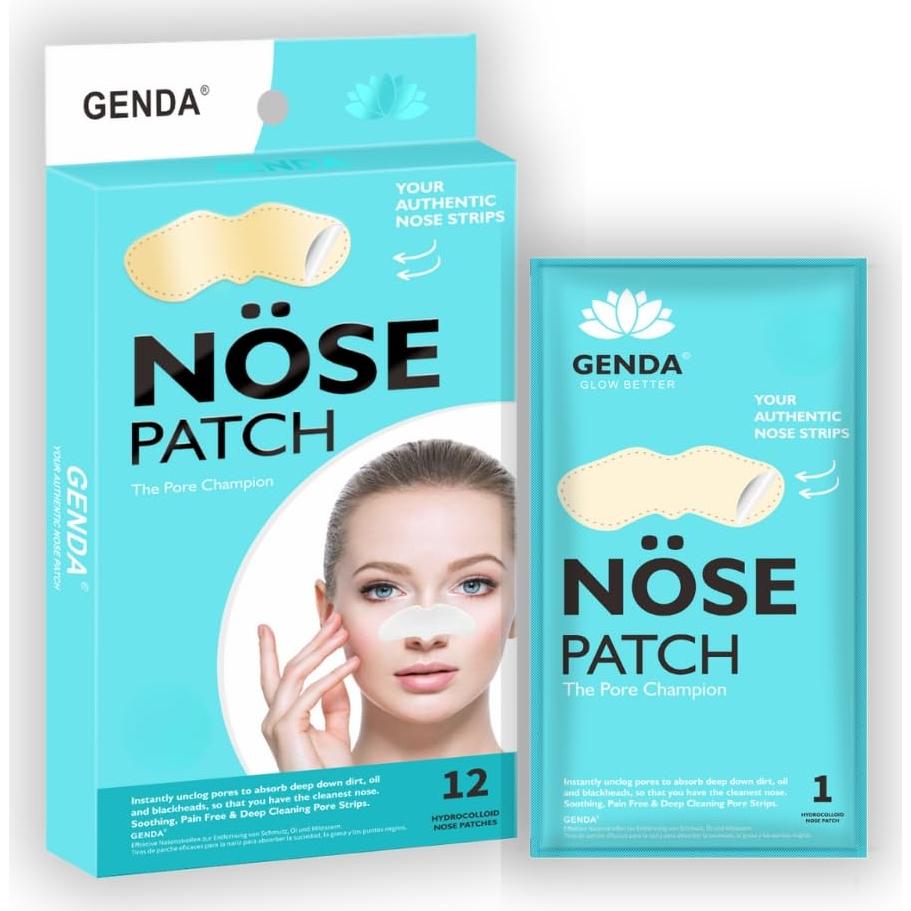 Tiras Nasales GENDA para Puntos Negros - 12 Parches