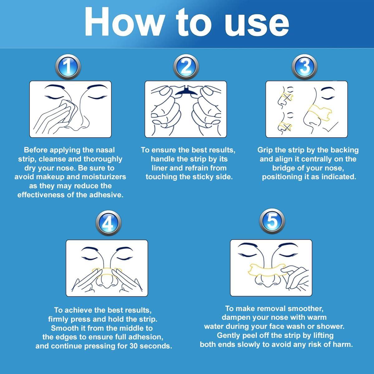 Tiras Nasales Tan Breath Better 60 Piezas Anti Ronquidos