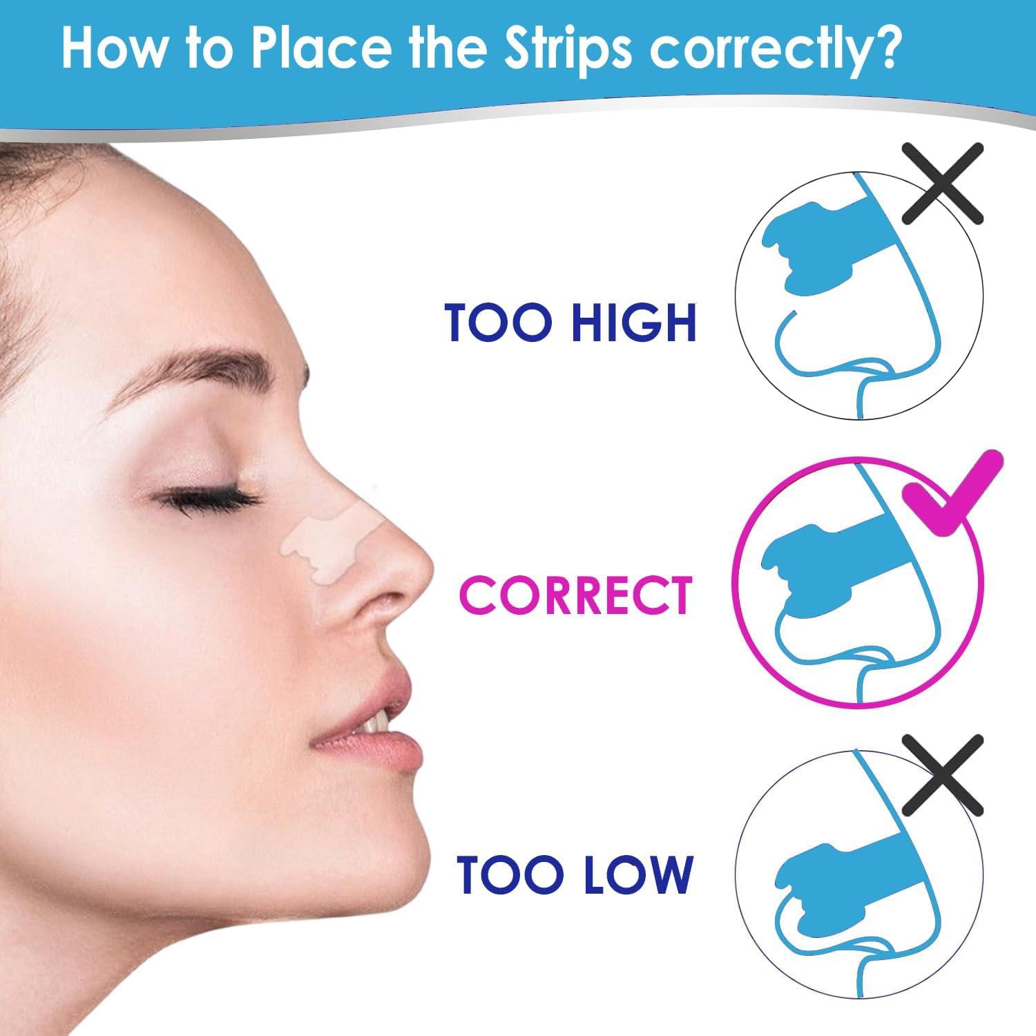 Tiras Nasales Tan Breath Better 60 Piezas Anti Ronquidos