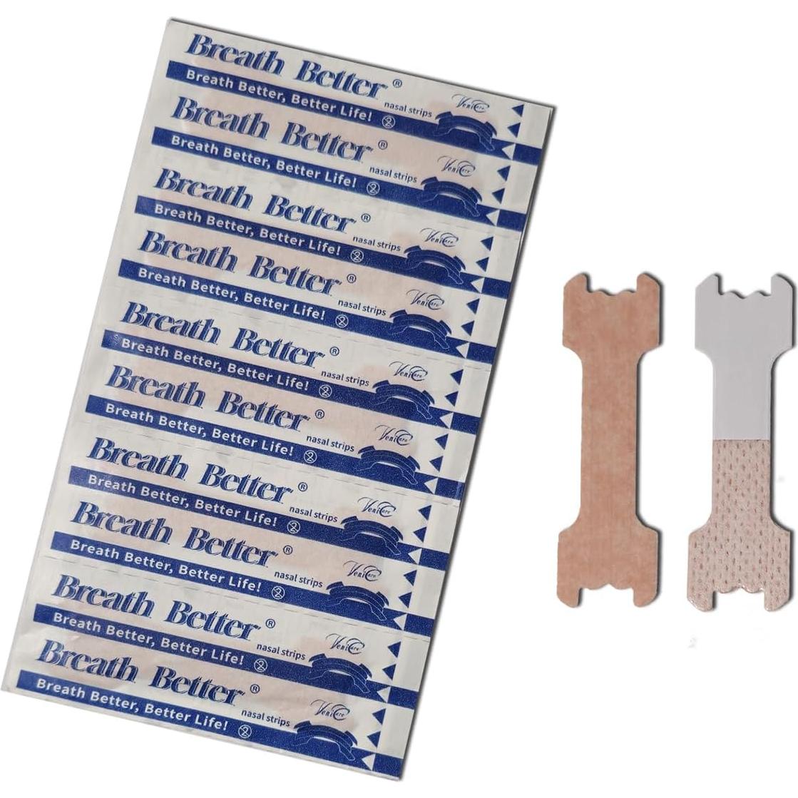 Tiras Nasales Tan Breath Better 60 Piezas Anti Ronquidos