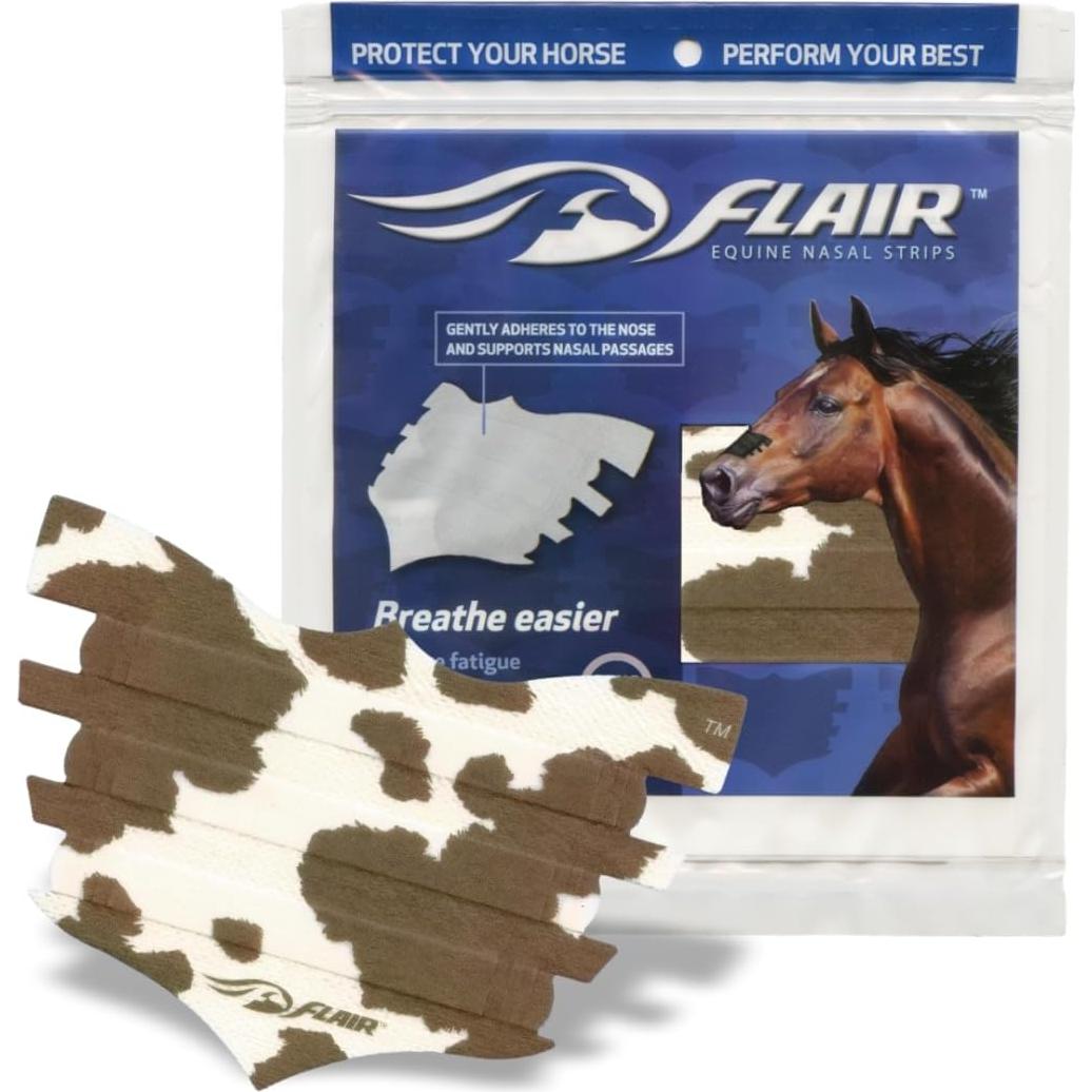 Tiras Nasales FLAIR para Caballos, Paquete de 6, Salud Respiratoria