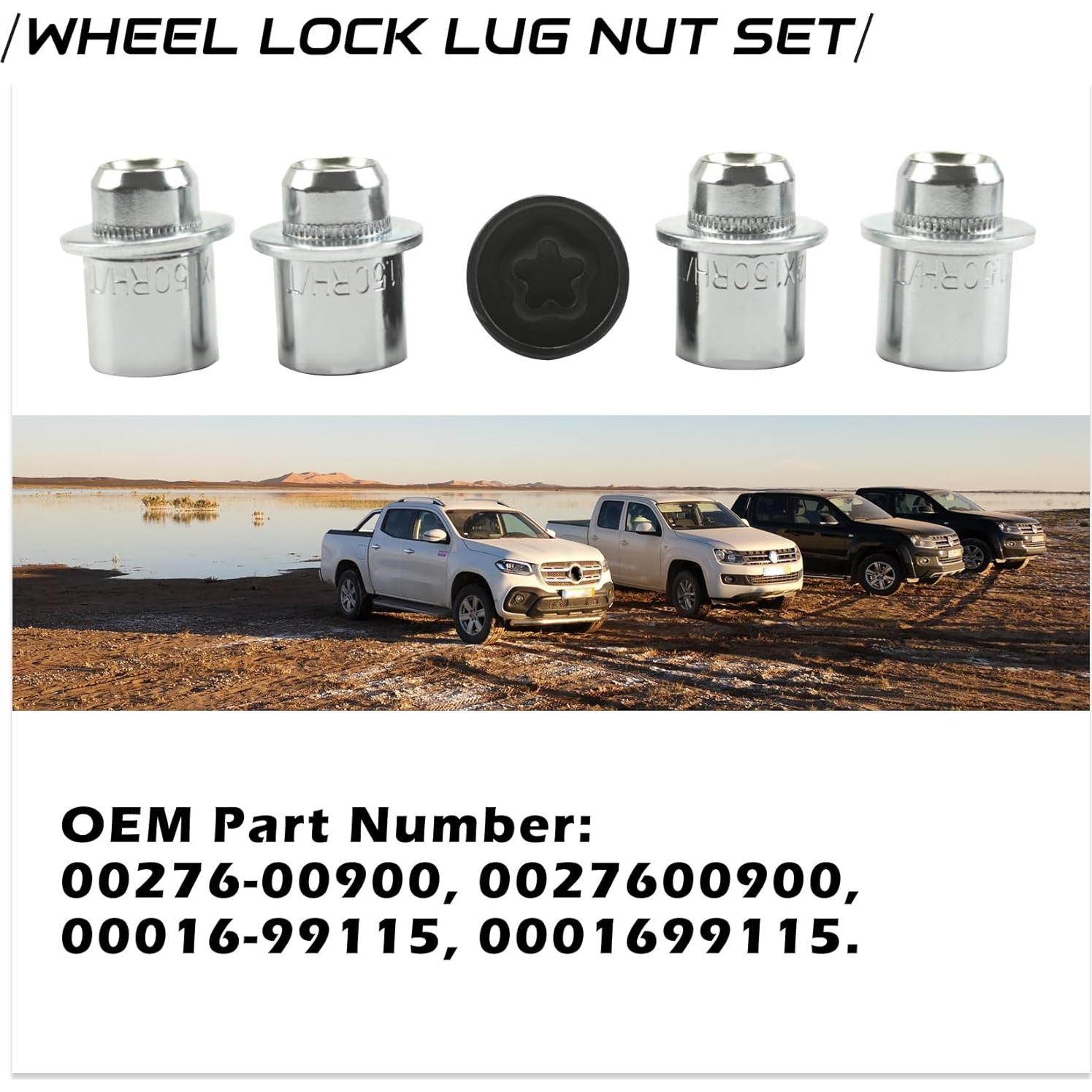 Juego de Birlos de Bloqueo DOPPAPS M12 x 1.5 para Toyota