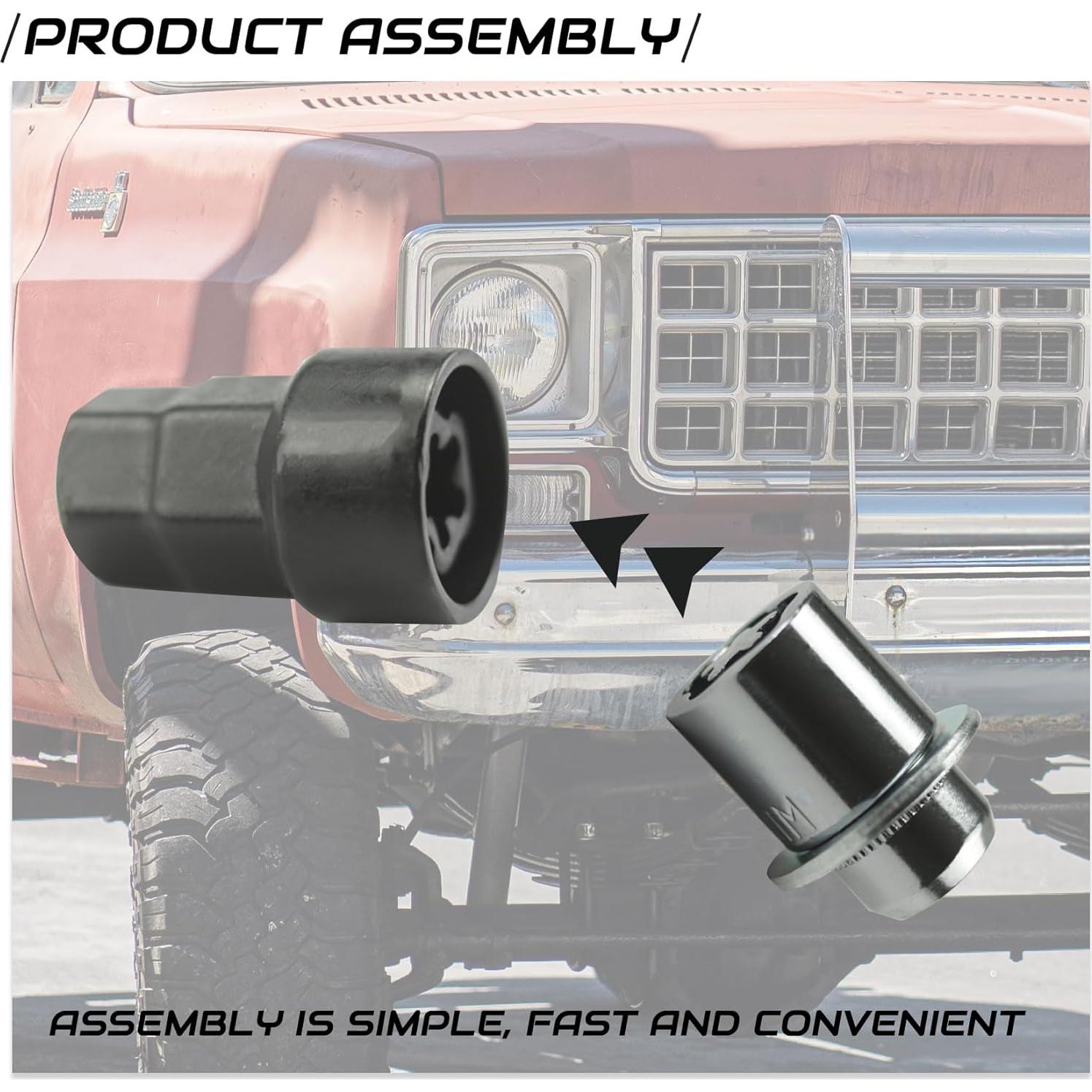 Juego de Birlos de Bloqueo DOPPAPS M12 x 1.5 para Toyota