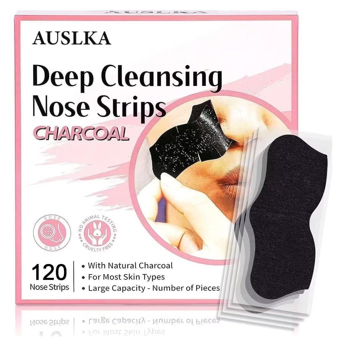 Tiras para Poros AUSLKA 120 Unidades - Removedor de Puntos Negros