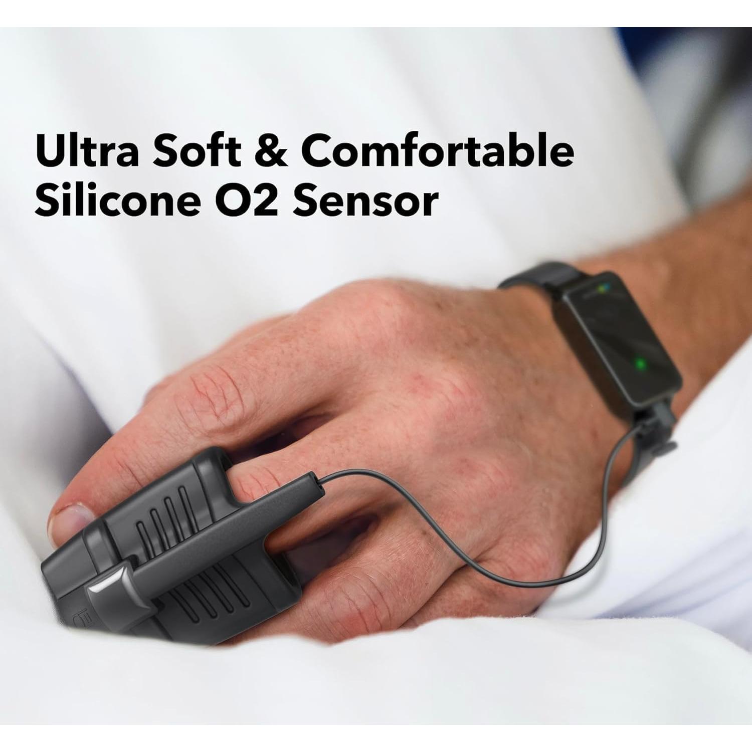 Oxímetro de Pulso EMAY SleepO2 para Muñeca - Registro Continuo