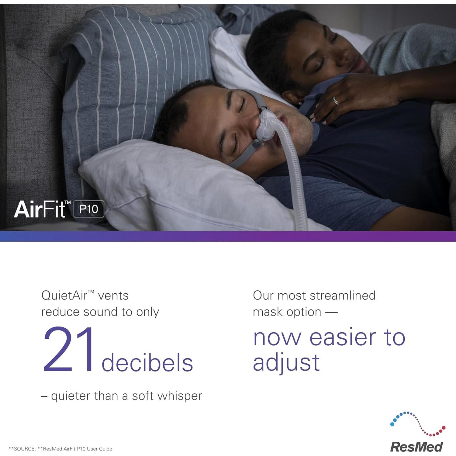 Almohadilla Nasal CPAP ResMed P10 - Reemplazo Grande