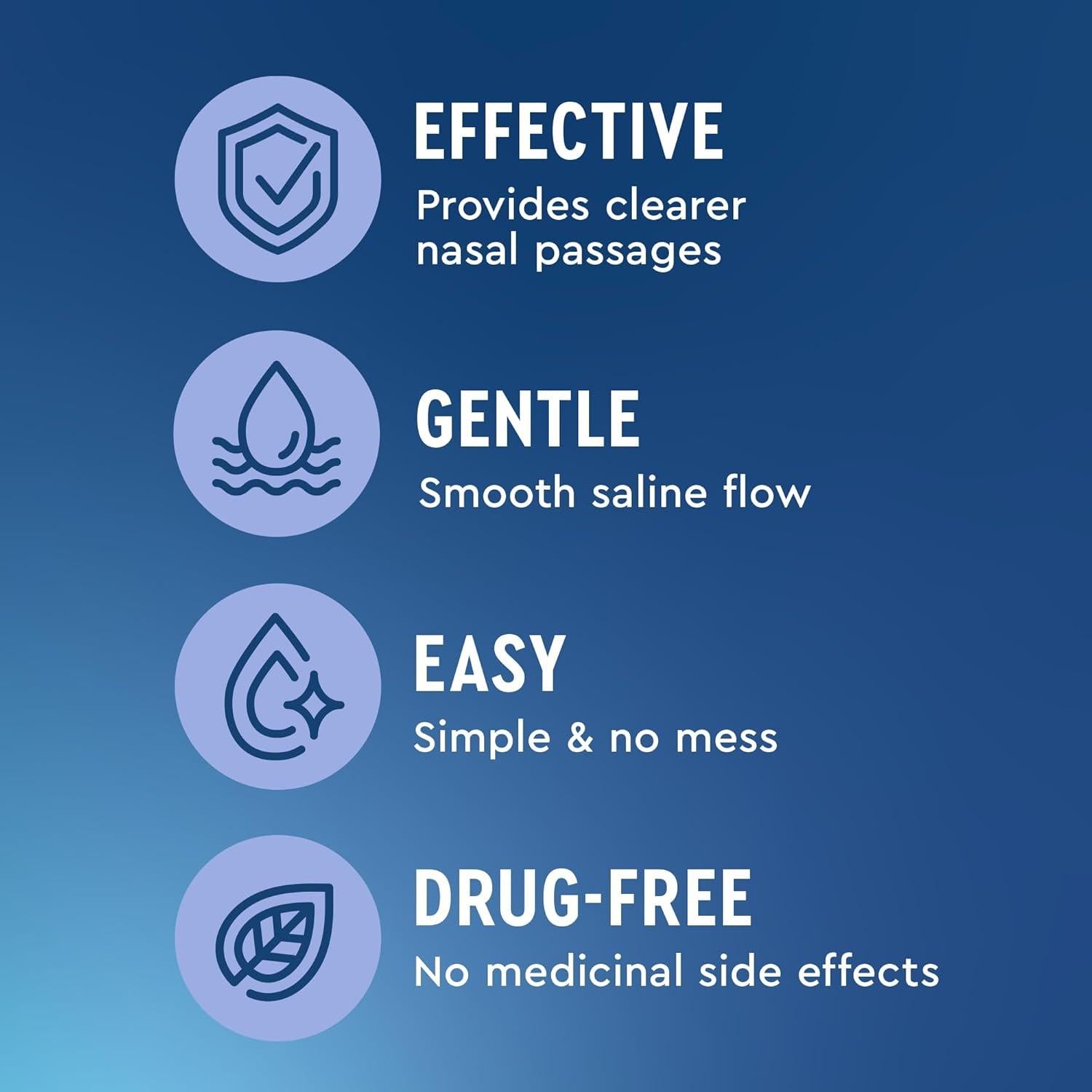 Kit de Irrigación Nasal Navage con 30 Cápsulas de Sal