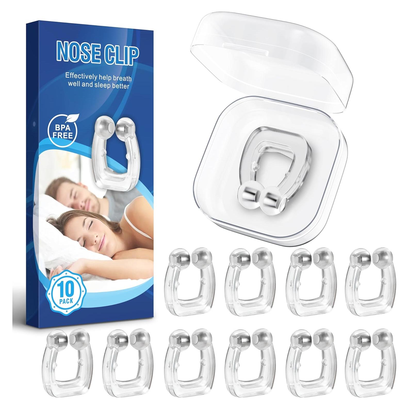 Clip Nasal Anti Ronquidos Anngola - 10 Paquetes Efectivos