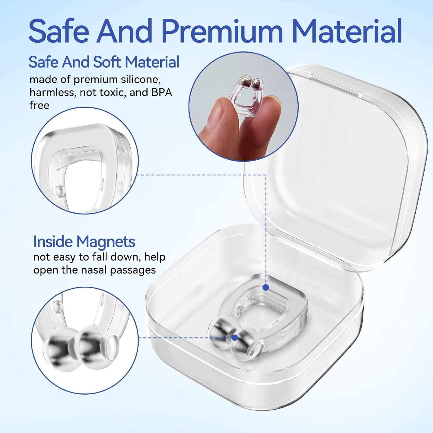 Clip Nasal Anti Ronquidos Anngola - 10 Paquetes Efectivos