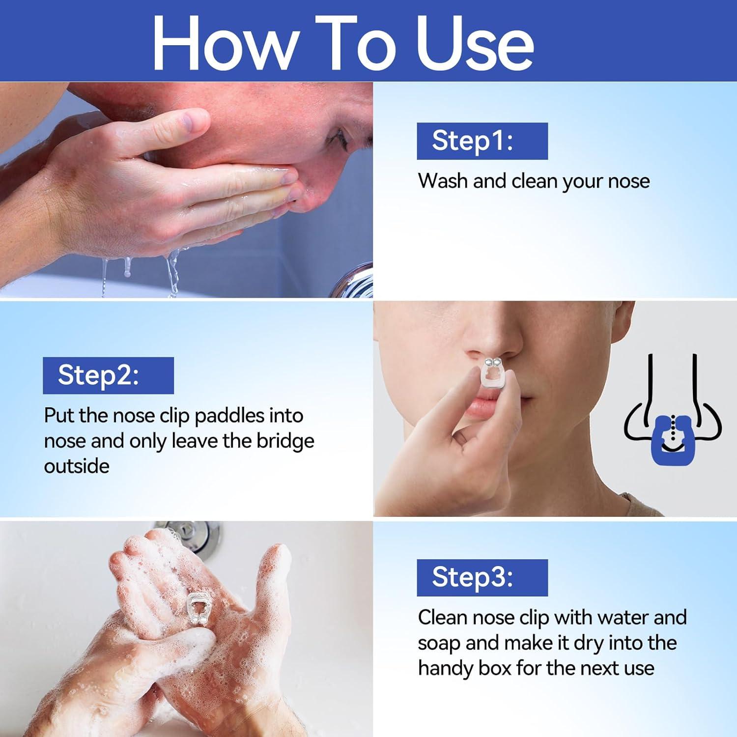 Clip Nasal Anti Ronquidos Anngola - 10 Paquetes Efectivos