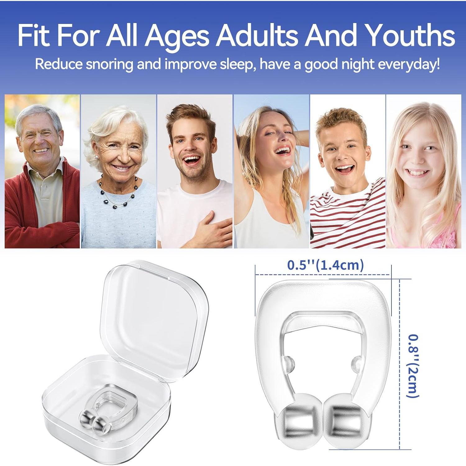 Clip Nasal Anti Ronquidos Anngola - 10 Paquetes Efectivos