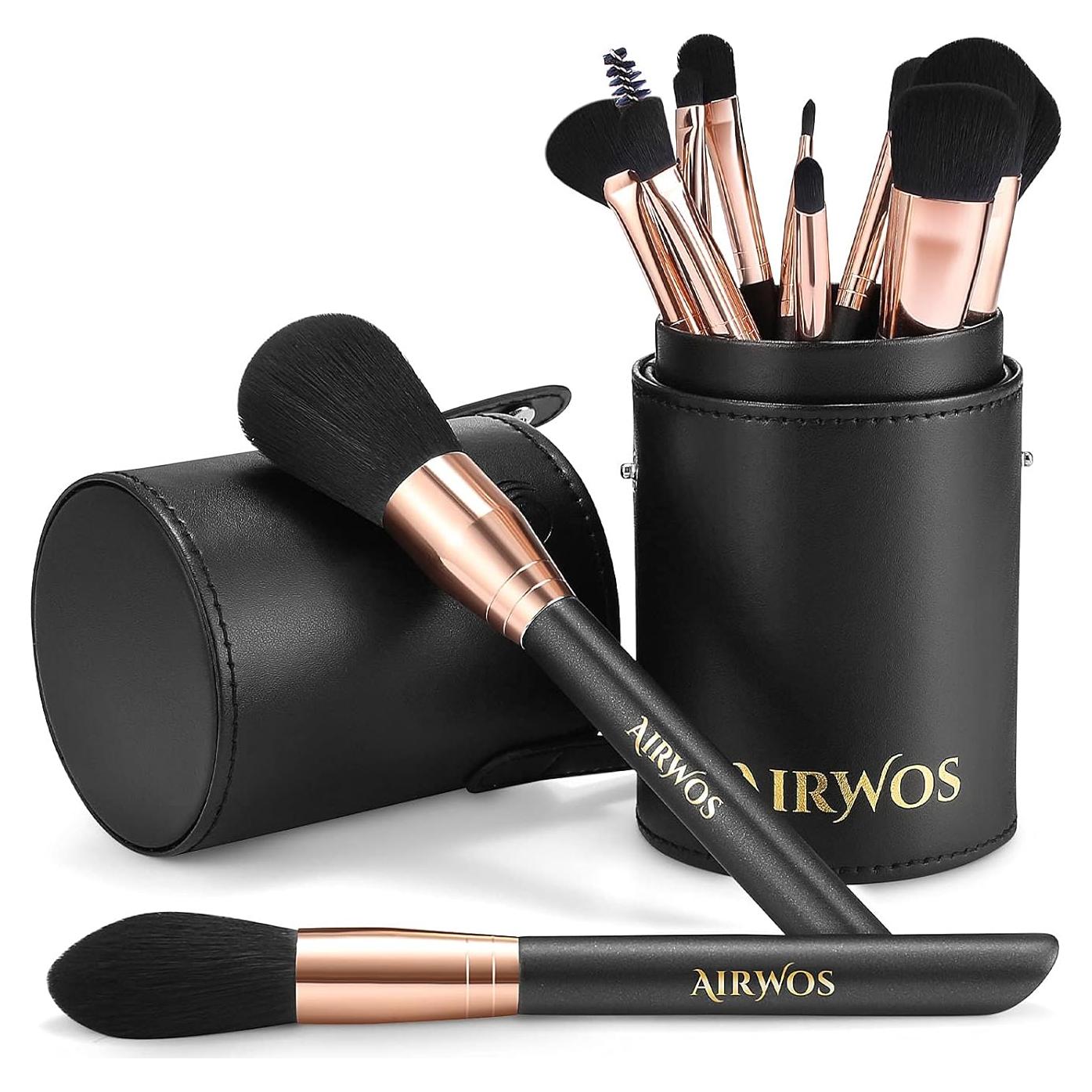 Conjunto de Pinceles de Maquillaje AIRWOS 14Pcs Sintéticos
