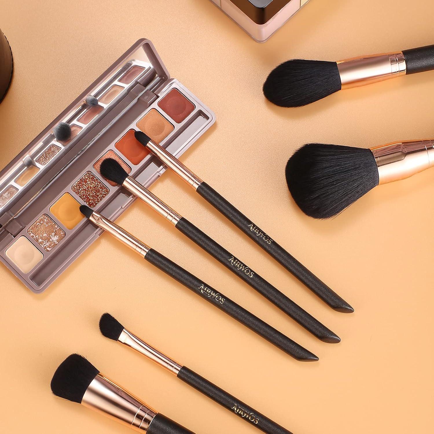 Conjunto de Pinceles de Maquillaje AIRWOS 14Pcs Sintéticos