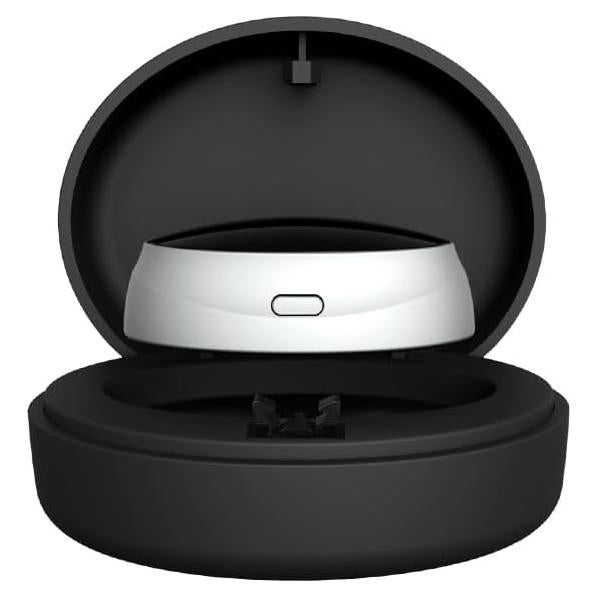 Compact Wireless Charging Case, Black，Electric Sleep Apnea Device, Good Sleep,Type C Rechargeable, Portable, Throat Pulse Stop Snoring Device,Electric Snoring Corrector