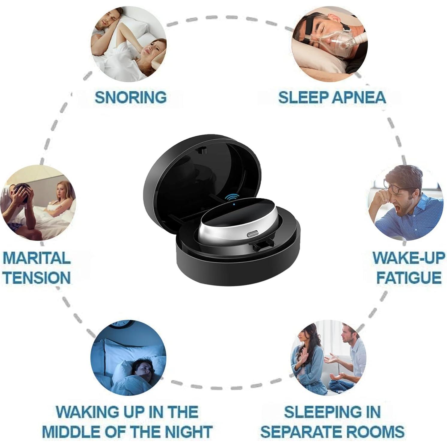 Dispositivo Antirronquidos Z3 Pro Jeremytis, Ajuste 3 Velocidades