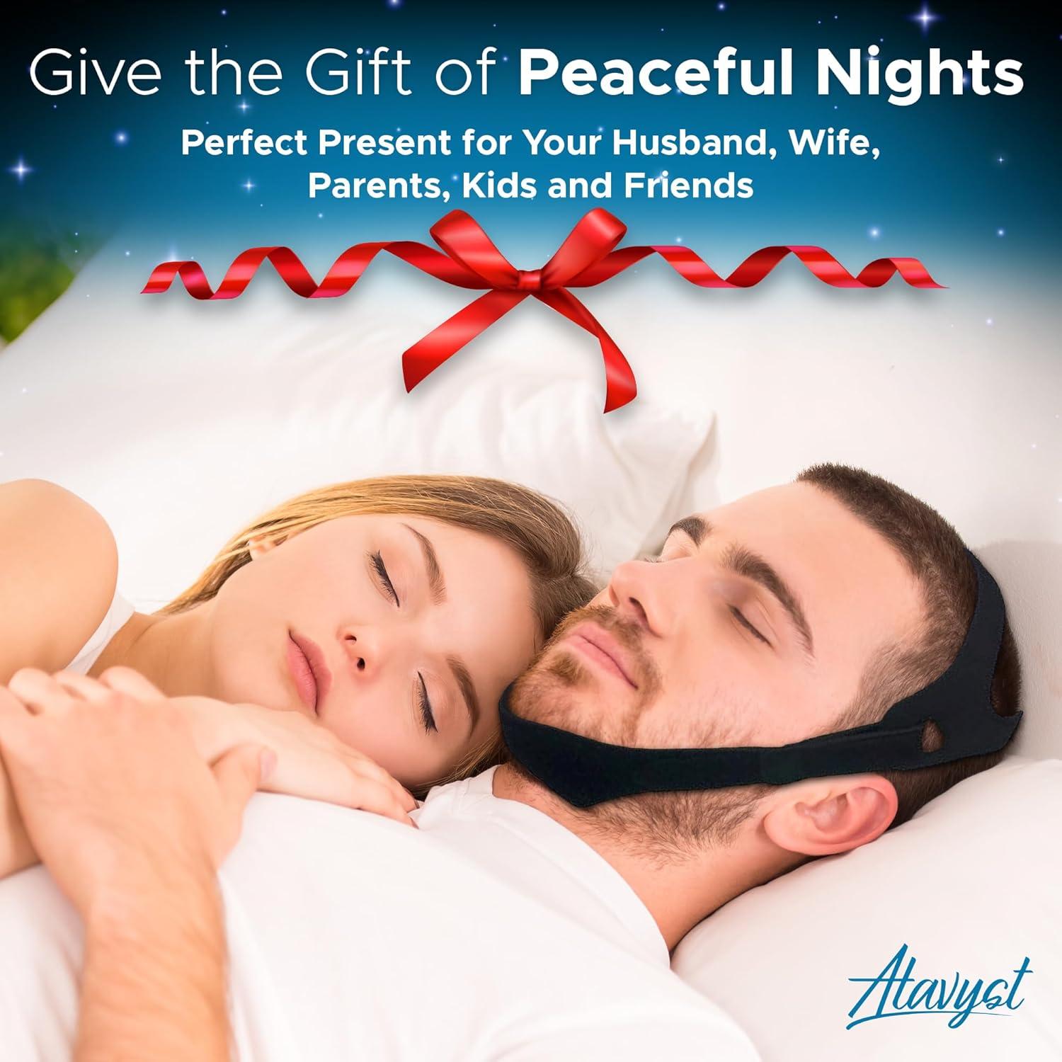 Correa Anti Ronquidos CPAP Atavyst - Ajustable Neopreno Unisex