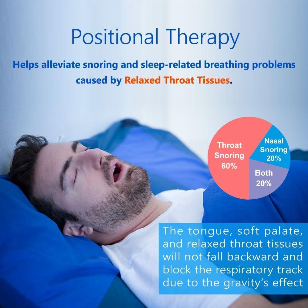 Mochila WoodyKnows para dormir de lado - Alivio de ronquidos