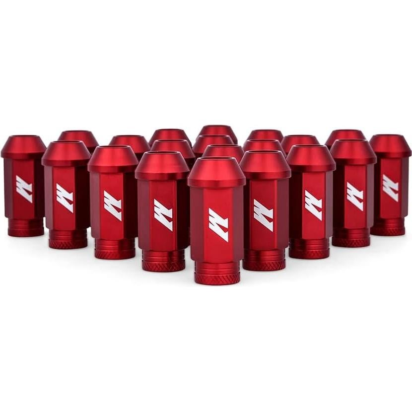 Tuercas de Seguridad Aluminio M12x1.25 Mishimoto Juego 20 Rojo
