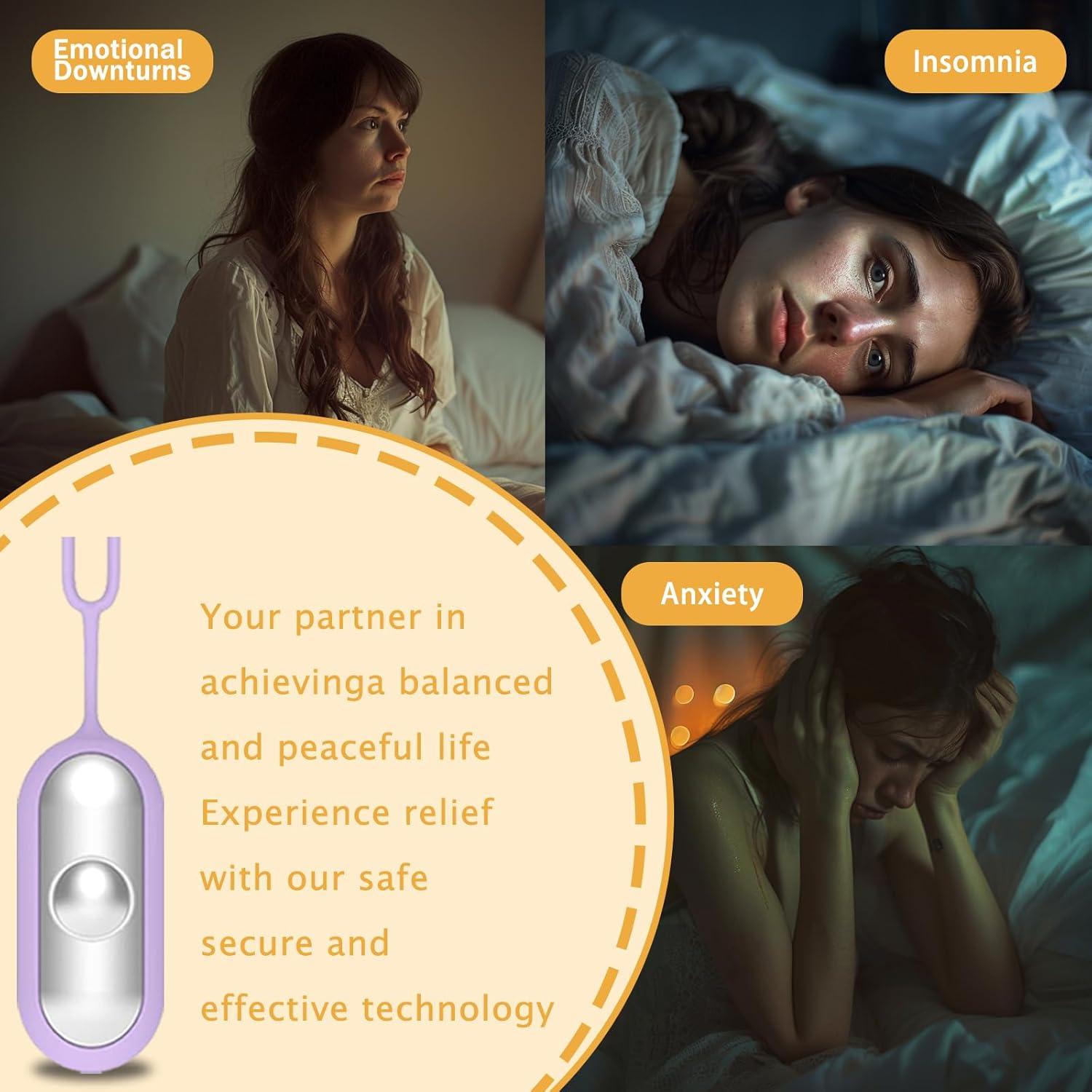 Instrumento de Sueño LANSIGOGBGS Masaje Cerebral Púrpura