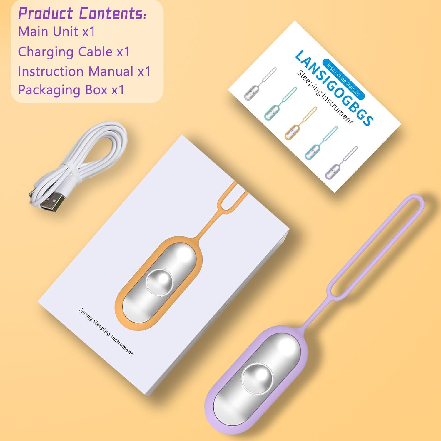 Instrumento de Sueño LANSIGOGBGS Masaje Cerebral Púrpura